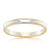 White Gold and Yellow Gold Thin Womens Wedding Ring - Orsini Jewellers