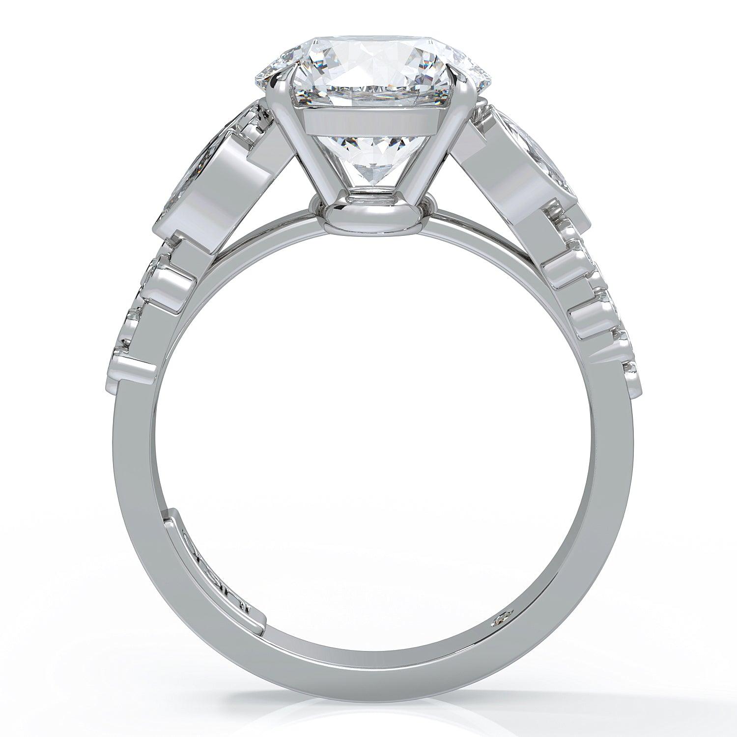 Orsini Foglie Engagement Ring - Orsini Jewellers