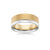 Parallel Grain Two-Tone Wedding Ring - Orsini Jewellers