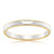 White Gold and Yellow Gold Thin Womens Wedding Ring - Orsini Jewellers