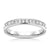 Women's Small White Gold Bead Set Diamond Wedding Ring - Orsini Jewellers