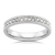 Womens Medium Milgrain Patterned Diamond Wedding Ring in Platinum - Orsini Jewellers