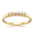 Womens Wedding Ring in Yellow Gold with Raised Tension Set Diamonds - Orsini Jewellers